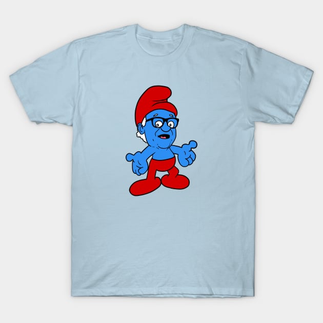 Danny DeVito as Papa Smurf T-Shirt by Harley Warren